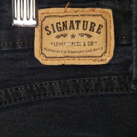 Signature Levi Strauss Black At Waist Boot Cut Jeans - Picture 5 of 10